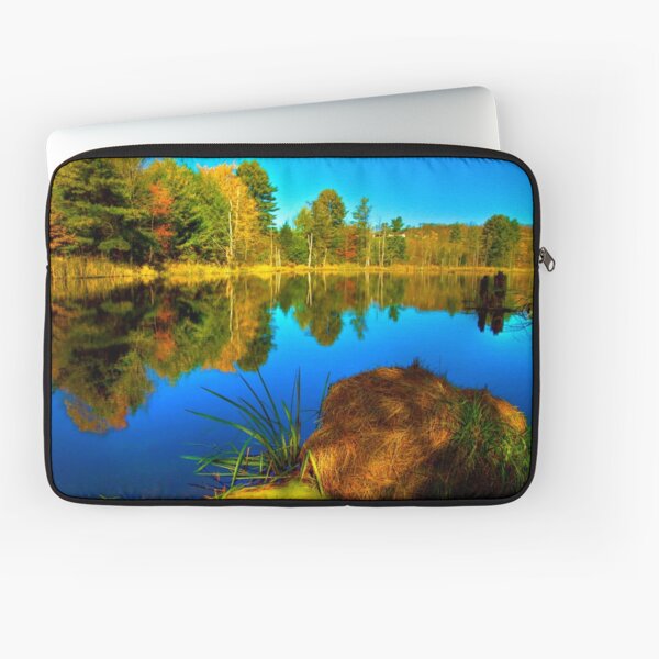 Looking Across The Pond Laptop Sleeve