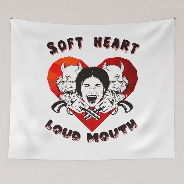 Item preview, Soft Heart Loud Mouth designed and sold by dr-tars.