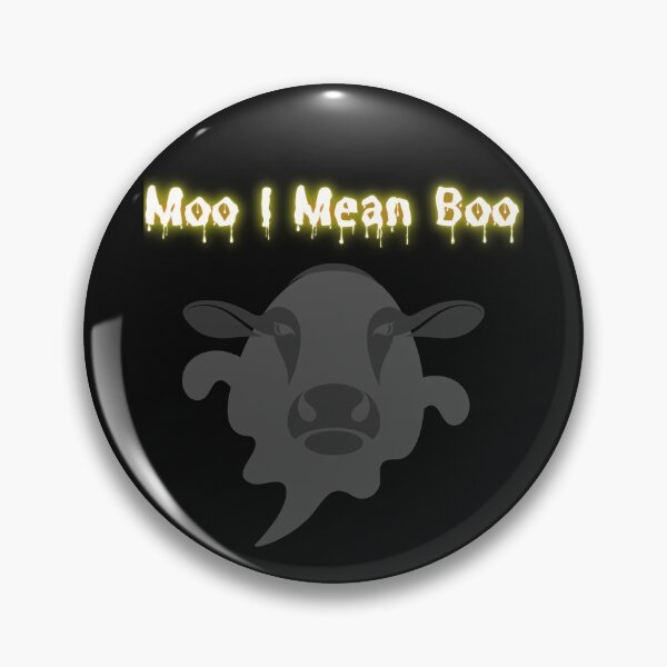 Item preview, Moo I Mean Boo Halloween Funny Halloween Cow designed and sold by Bwaichigo.