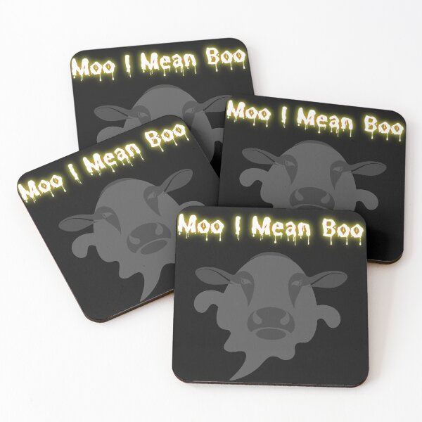 Item preview, Moo I Mean Boo Halloween Funny Halloween Cow designed and sold by Bwaichigo.