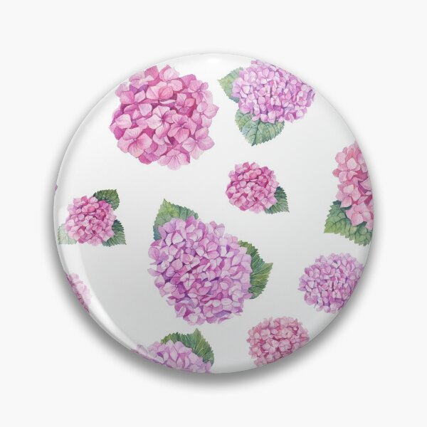 Item preview, Pink Hydrangea Painted Watercolors designed and sold by Hot From Oven.