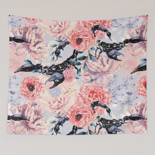 Item preview, Watercolor Scorpios with Roses designed and sold by Salukeart.