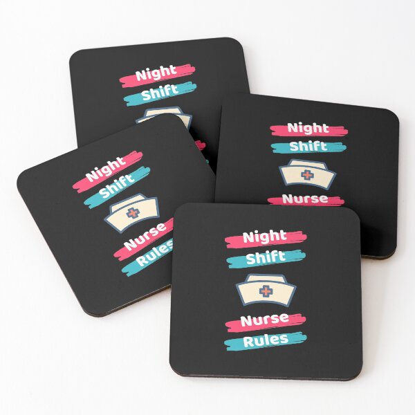 Item preview, Night Shift Nurse Rules designed and sold by ExploreTheStore.