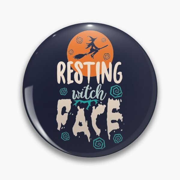 Item preview, Resting Witch Face | Halloween designed and sold by DrawingBoard.