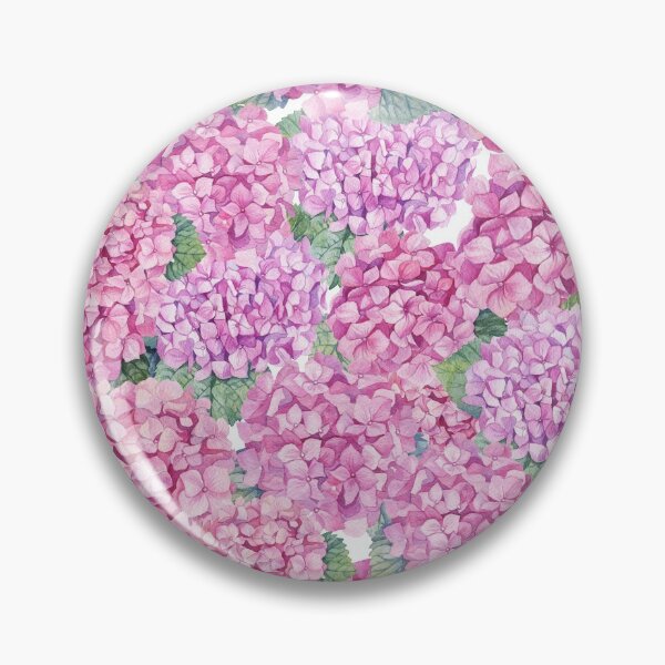 Item preview, Pink Hydrangea Painted Watercolors designed and sold by Hot From Oven.