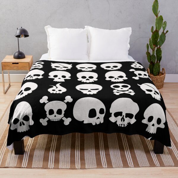 Item preview, White Cool Skulls Art designed and sold by Gothic Fantasy.
