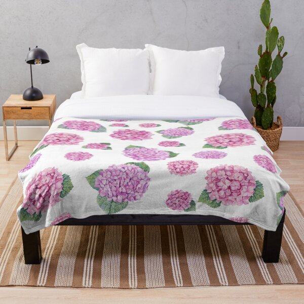Item preview, Pink Hydrangea Painted Watercolors designed and sold by Hot From Oven.