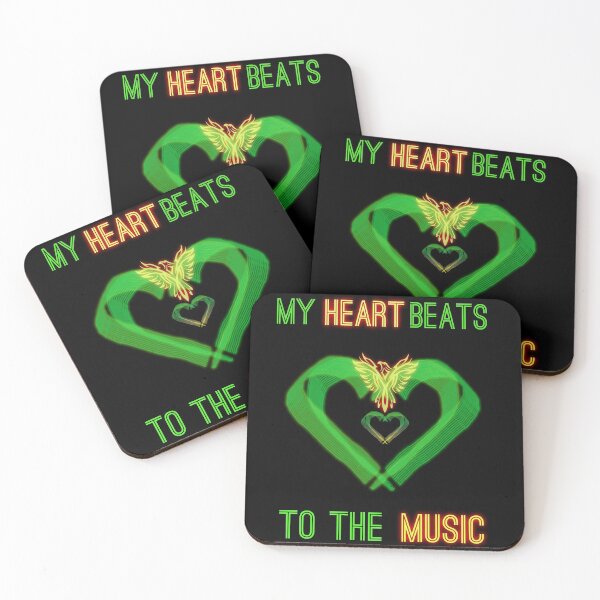 Item preview, My heart beats to the music/Eagle/Heart designed and sold by EglesCreations.