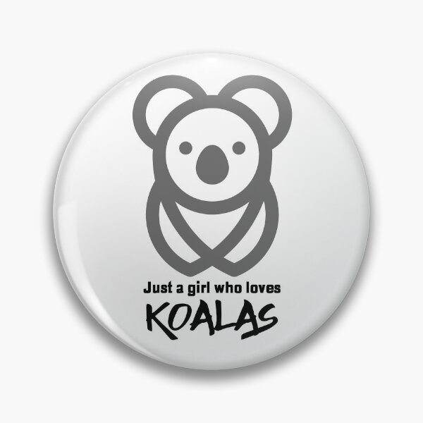 Item preview, Just a girl who loves koalas - minimal designed and sold by Good-tees.