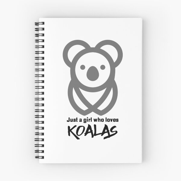 Item preview, Just a girl who loves koalas - minimal designed and sold by Good-tees.