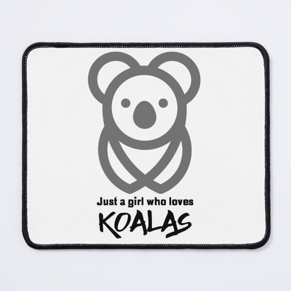Item preview, Just a girl who loves koalas - minimal designed and sold by Good-tees.