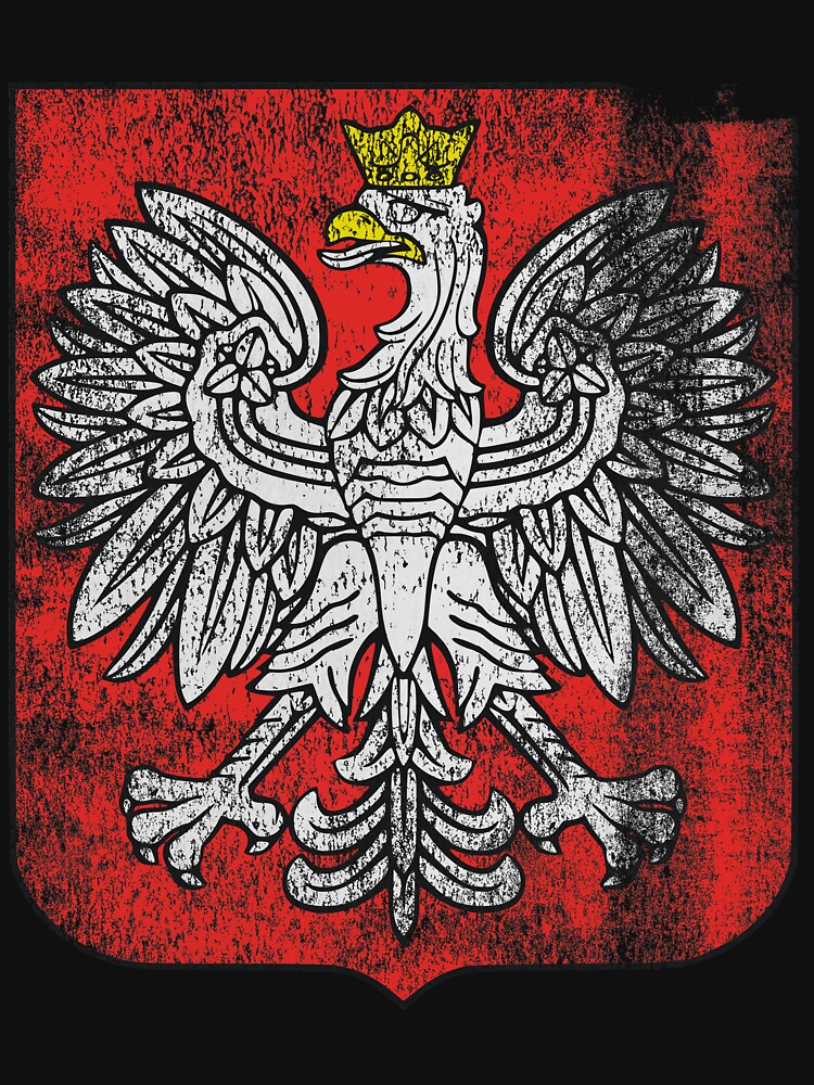 "Polish Coat Of Arms Poland Symbol" T-shirt For Sale By Ozziwar ...