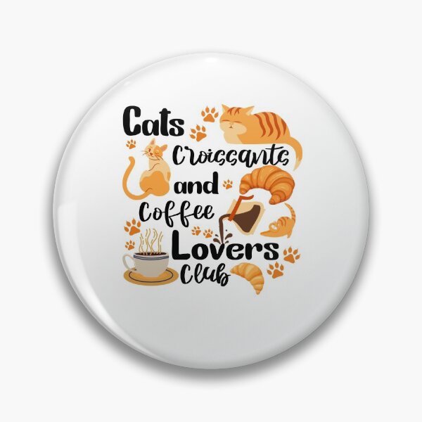 Item preview, Cats Croissants and coffee lovers Club designed and sold by dr-tars.