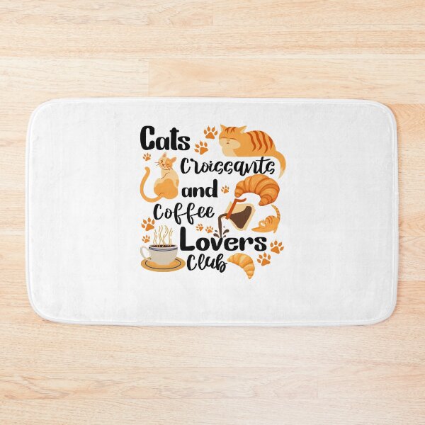 Item preview, Cats Croissants and coffee lovers Club designed and sold by dr-tars.