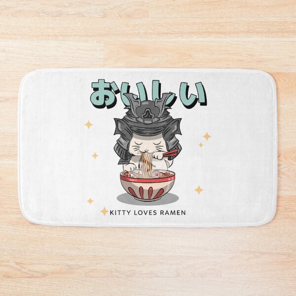 Item preview, Kitty Loves Ramen designed and sold by TheHillSpruce.