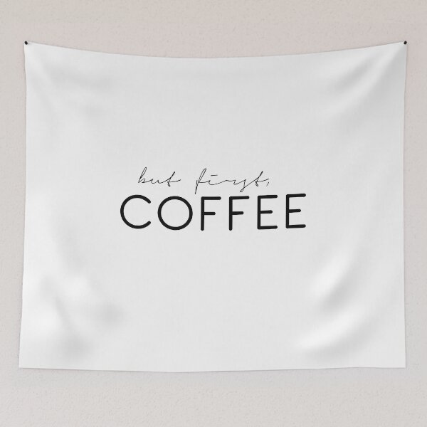 Item preview, But First Coffee designed and sold by Boho Decore.