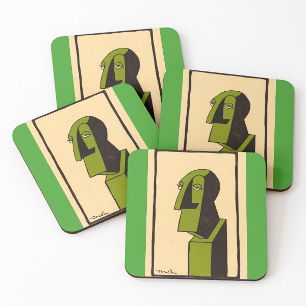 Item preview, Green Easter Island Head designed and sold by RapTops.