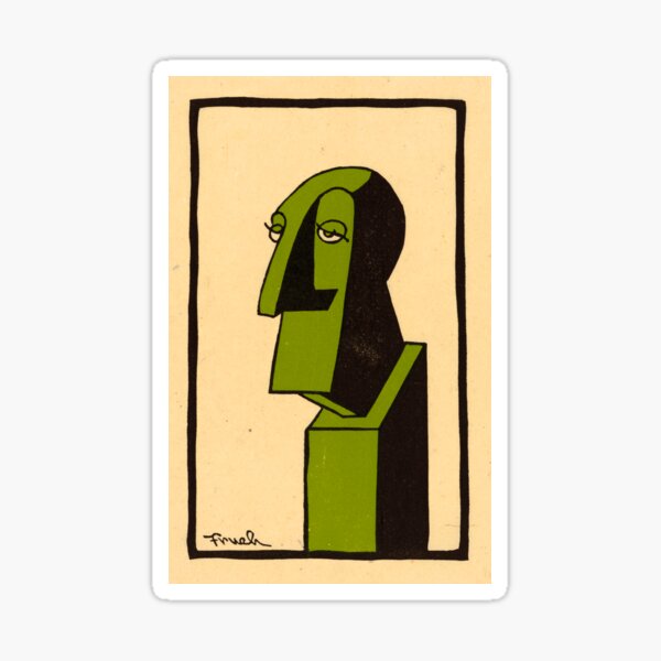 Item preview, Green Easter Island Head designed and sold by RapTops.