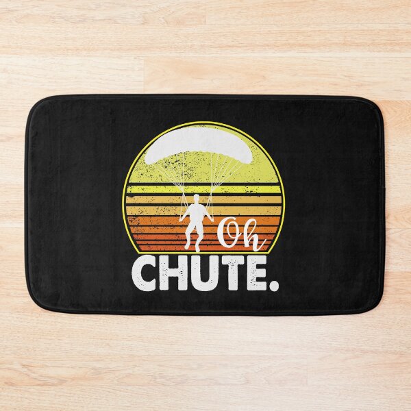 Aperçu de l'œuvre Parachutisme vintage amusant au coucher du soleil - Oh Chute créée et vendue par laiwole.