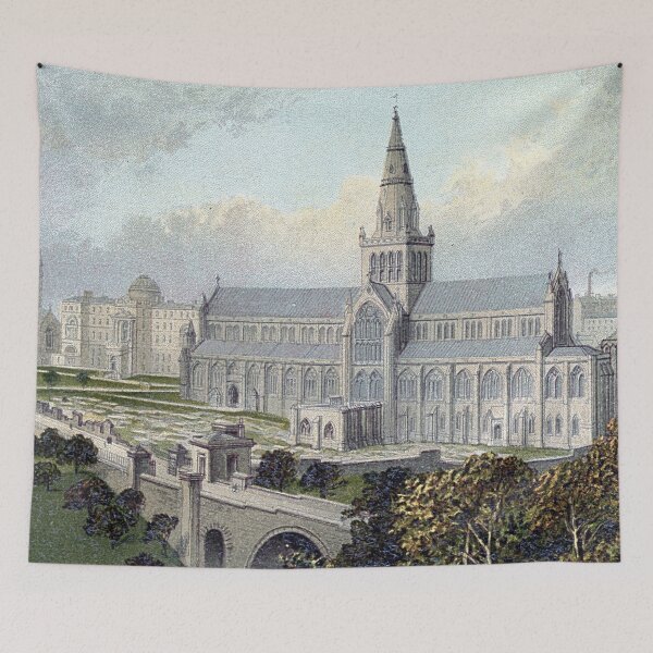 Item preview, Vintage Illustration of Glasgow Cathedral designed and sold by yourscotland.