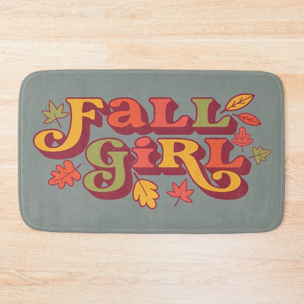Item preview, Fall Girl with Falling Leaves designed and sold by SharksOnShore.
