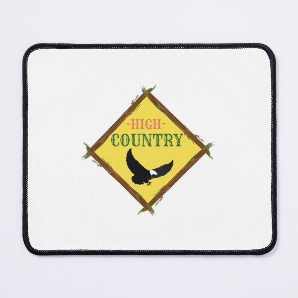 Item preview, High Country Log Diamond with Eagle-Yellow designed and sold by HighCountry2021.