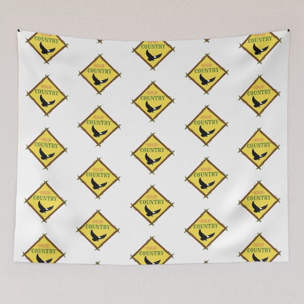 Item preview, High Country Log Diamond with Eagle-Yellow designed and sold by HighCountry2021.