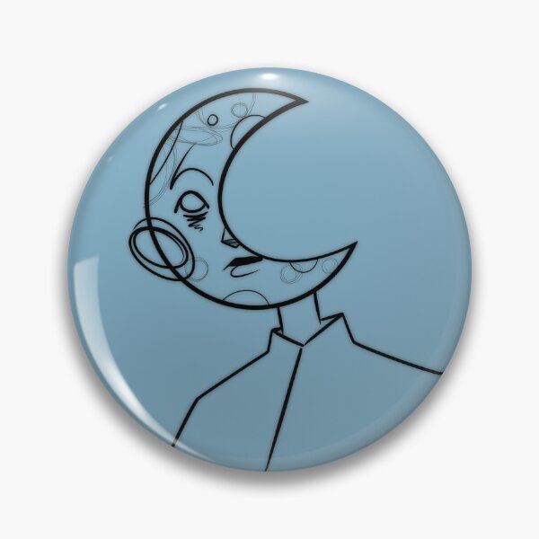 Item preview, Crescent Moon Face | Man in the Moon designed and sold by HyraStella.