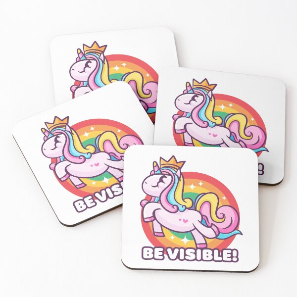 Item preview, Be Visible Pride Month Love Wins designed and sold by StickerbashCo.