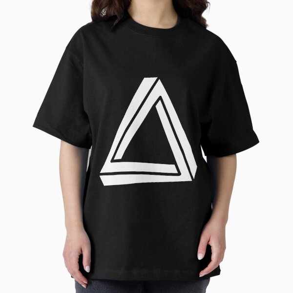 Vista previa del artículo con la obra «Triángulo de Penrose», diseñado y vendido por The-Count-Tees.