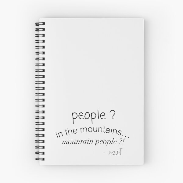 Item preview, Mountain people ? - Newt quote, the maze runner designed and sold by TiaRochelle.
