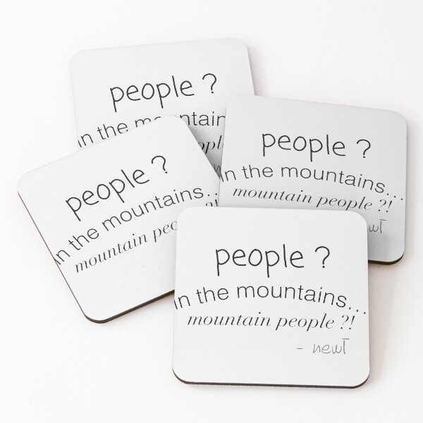 Item preview, Mountain people ? - Newt quote, the maze runner designed and sold by TiaRochelle.