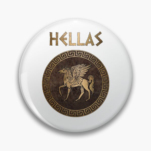 Item preview, Hellas Ancient Greece Pegasus Symbol designed and sold by Agema Apparel.