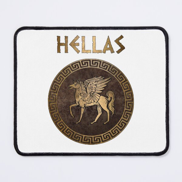 Item preview, Hellas Ancient Greece Pegasus Symbol designed and sold by Agema Apparel.