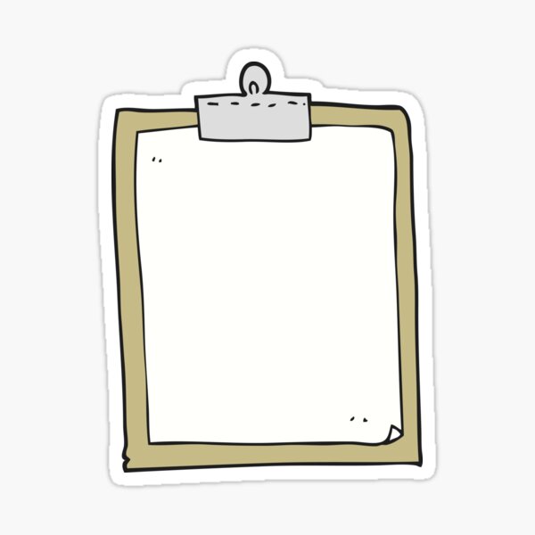 Clipboard Stickers | Redbubble