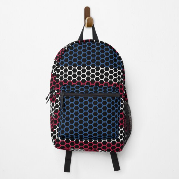 Item preview, United States Flag With Honeycomb Pattern designed and sold by RaybenMedia.