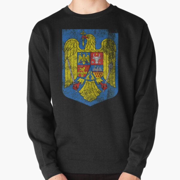 Romanian Coat of Arms Romania Symbol Pullover Sweatshirt