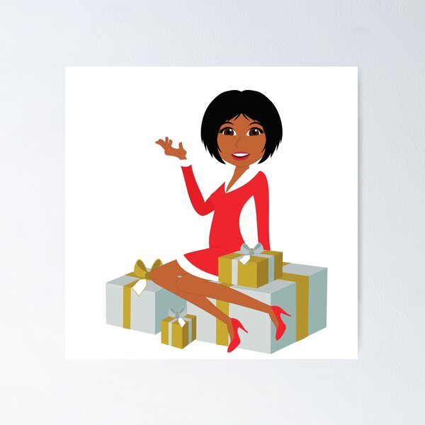 Item preview, Niña, sentado, en, regalos designed and sold by DuchessPier.