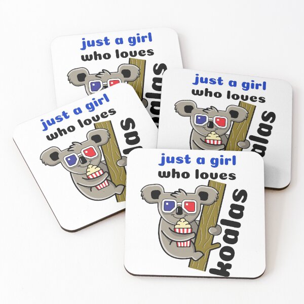 Item preview, Just a girl who loves koalas - 3D designed and sold by Good-tees.
