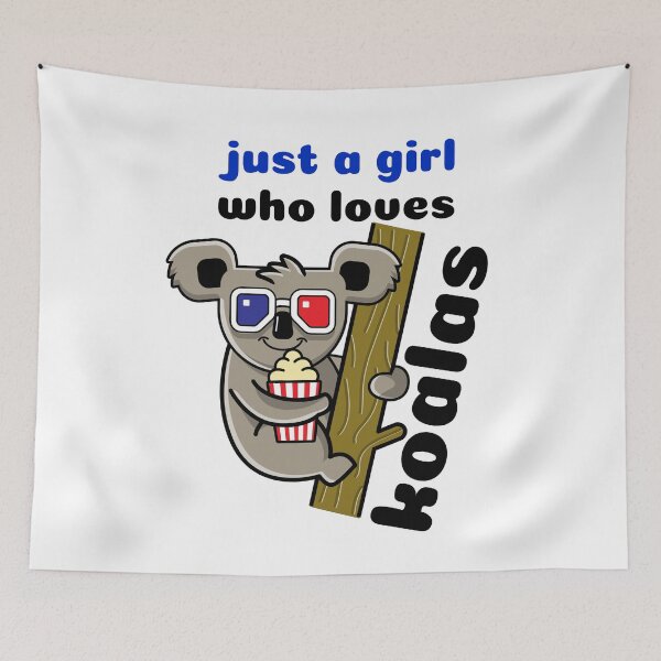 Item preview, Just a girl who loves koalas - 3D designed and sold by Good-tees.