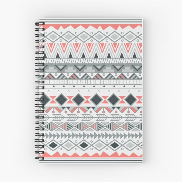 Item preview, Aztec tribal pattern in stripes, gray designed and sold by BlueLela.