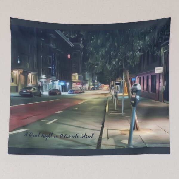 Item preview, A Quiet Night on O'Farrell Street (Oil Rendition) designed and sold by barronangMedia.
