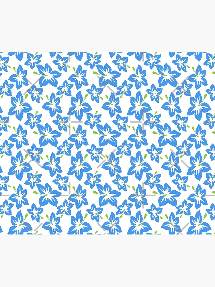 Thumbnail 5 of 5, Mouse Pad, Beautiful blue Flowers Pattern designed and sold by RafaelLima7.