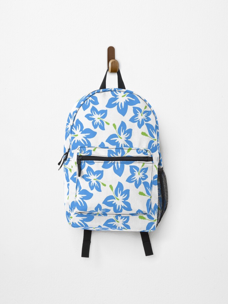 Thumbnail 1 of 3, Backpack, Beautiful blue Flowers Pattern designed and sold by RafaelLima7.