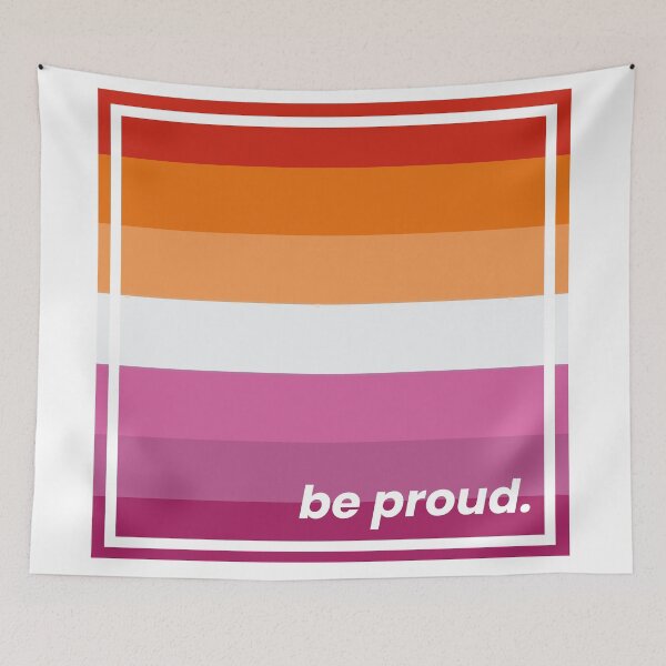 Item preview, Pride Flag Be Proud Spread Love Not Hate designed and sold by StickerbashCo.