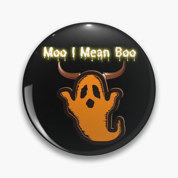 Item preview, Moo I Mean Boo Halloween Funny Cow Ghost Costume designed and sold by Bwaichigo.