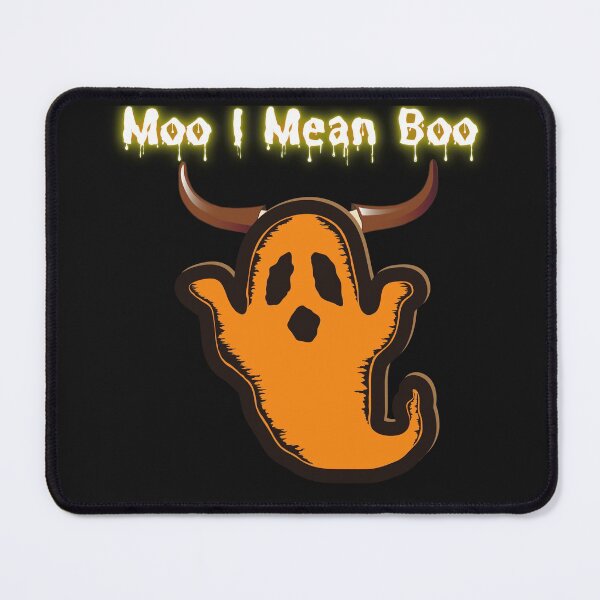 Item preview, Moo I Mean Boo Halloween Funny Cow Ghost Costume designed and sold by Bwaichigo.