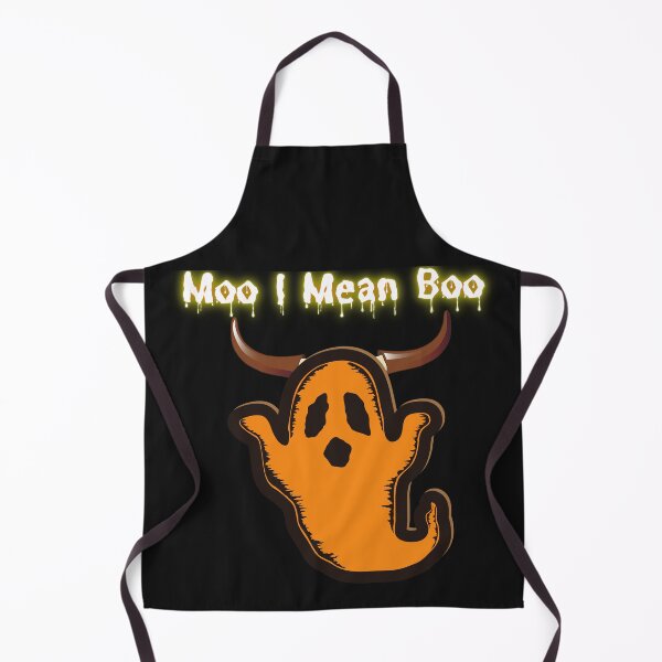 Item preview, Moo I Mean Boo Halloween Funny Cow Ghost Costume designed and sold by Bwaichigo.