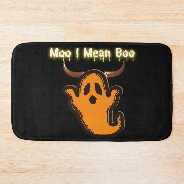 Item preview, Moo I Mean Boo Halloween Funny Cow Ghost Costume designed and sold by Bwaichigo.