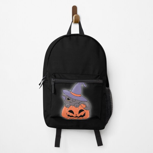 Item preview, Happy Halloween Cute Witch Cat on a Pumpkin Spooky designed and sold by Duundeed.